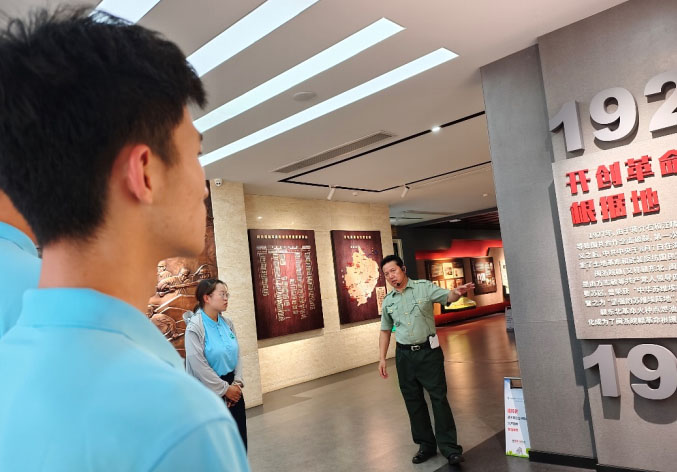 浙江農(nóng)林大學(xué)實踐團順利學(xué)習(xí)參觀開化縣浙西革命斗爭紀(jì)念館