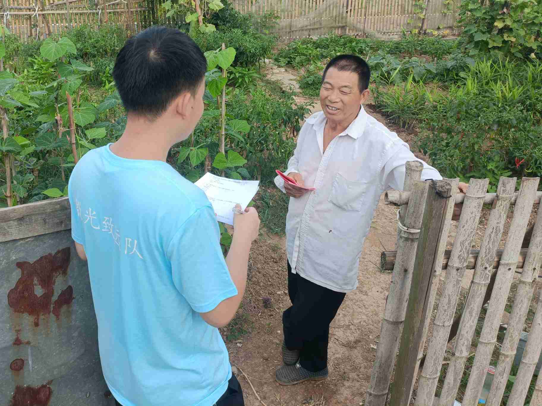 湖財微光致遠隊:開展西湖潭村集體用地入市效益問卷調查