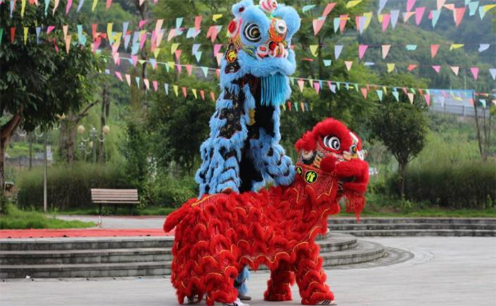 重外漢教學(xué)子“三下鄉(xiāng)”：千年技藝傳承，讓龍駒獅舞“活”